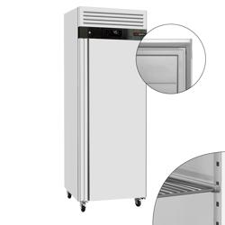 Kylskåp Rostfritt stål ECO - GN 1/1 - GN 2/1 - 740 mm - 476 liter - ned till +8 °C - med 1 dörr - Umluftkylning, Automatisk avfrostning, R290, Lås, Digital termostat