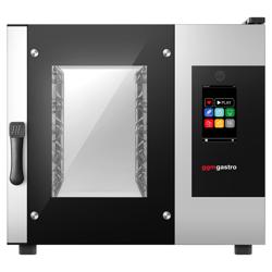 Electric Commercial Combi Oven - Touchscreen Controls - 5x GN 1/1 - incl. Automatic washing system, Core temperature probe, HACCP monitoring & USB