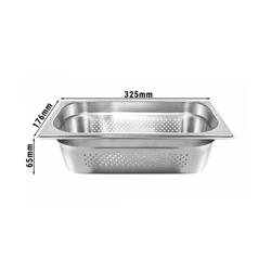 Recipiente GN perfurado 1/3 - profundidade 65 mm