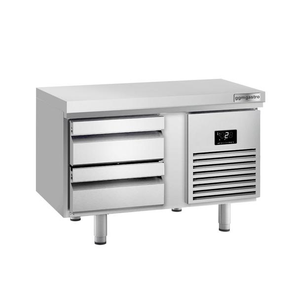 Horeca koelonderbouw PREMIUM PLUS - -2°C tot +8°C - 1000mm - 2 lades - 2x GN 1/1