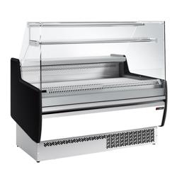 Kylmätiski - 1310mm - 1 hylly - Etupaneeli valkoinen