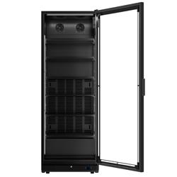 Frigorífico expositor de bebidas - 750mm - 739L - design sem moldura - porta de vidro - com indicação/painel digital de temperatura - Preto