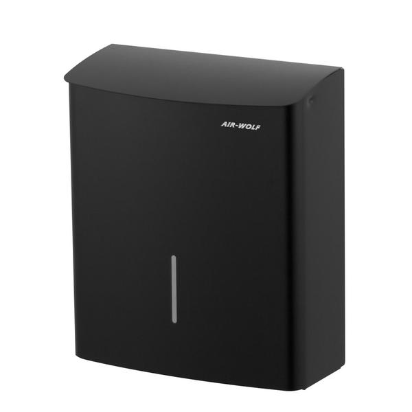 AIR-WOLF | Hygieneabfallbehälter - 10L - Edelstahl Mattschwarz