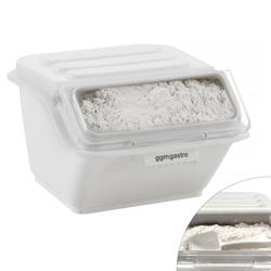 Recipiente para ingredientes - 8L - Polipropileno - Branco - Empilhável