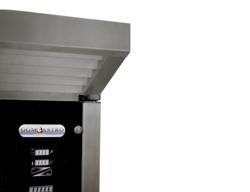 Haube für Kombidämpfer - 850mm - mit Motor & Kondensator - passend für BB446N, BB646N, BB1046N, BB1646GWN & KB2011GWN