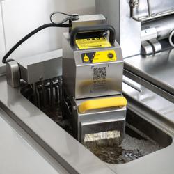 Filtro de aceite para freír portátil para freidoras de hasta 12 litros