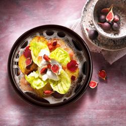 (24 kom) SABANA - Profesionalna keramička tepsija za tapas - Ø 120 mm - smeđa / bijela