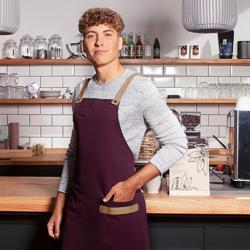 (6 stuks) KARLOWSKY | Slabbenschort Urban Look - Aubergine