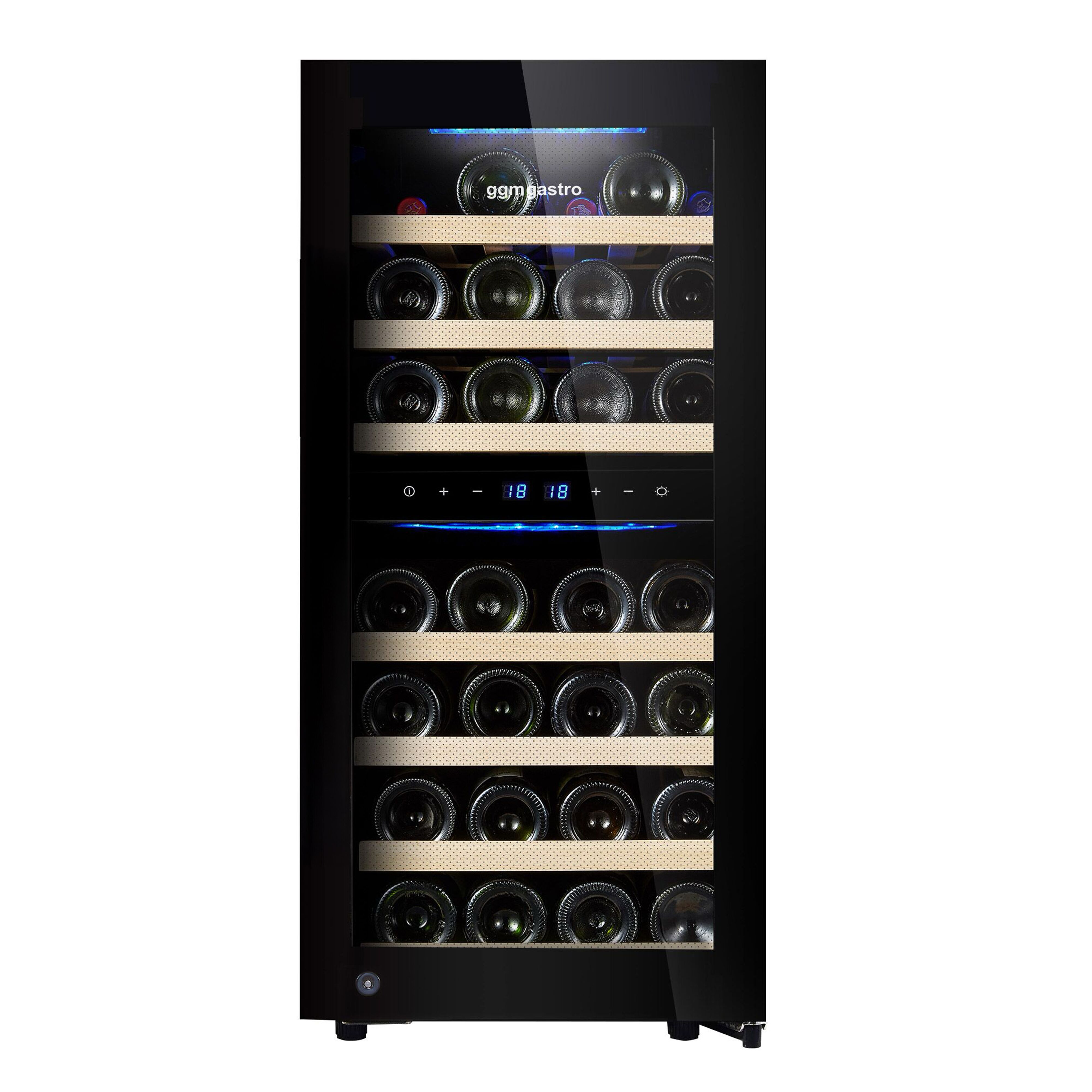 Cave à Vin - 2 Zones Climatiques - 100 Litres - max. 33 Bouteilles