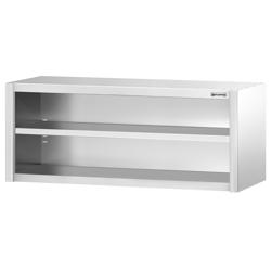 Armario de pared de acero Inox. PREMIUM - 1,8 m - 0,65 m de alto - sin puerta corredera