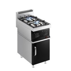 Gasspis - 4x brännare (23 kW) med pilotlåga inkl. underrede | kokspis | restaurangspis | spis | gashäll