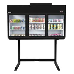 Väggfrys med ben - 2,1 m - Svart