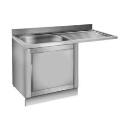 Nerezový sokl - 1400x125 mm - vhodné pro ASK, ADK, GSK, SSK, SSR, SSIE, WDR, WSR