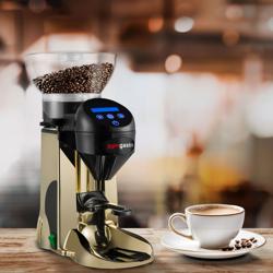 Macinacaffè - 1kg - 77dB - Con dosaggio automatico - Oro