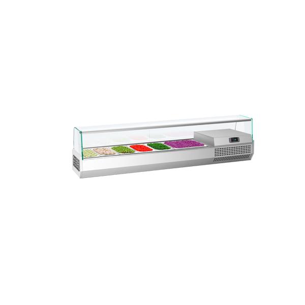 Vitrine Réfrigérée à Ingrédients PREMIUM PLUS - 1733x353mm - 7x GN 1/4