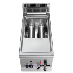 Gasfriteuse - 8 liter - 6,6 kW - mechanische bediening - met aftapkraan