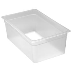 (6 pièces) CAMBRO | Bac GN 1/1 en polypropylène – translucide – Hauteur : 200 mm