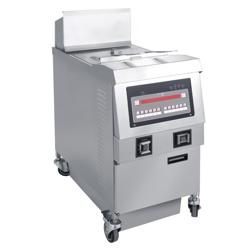 Freidora eléctrica - 25L - 14,2kW - Control electrónico - con sistema de filtración de aceite - con grifo de vaciado