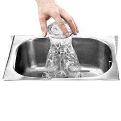 Enxaguador de copos embutido Profissional - embutido - com paragem automática do jato de água