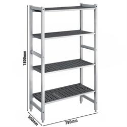Aluminium Grundregal - 780x1800mm - Tragkraft: 900 kg