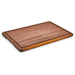 (6 stuks) Steak bord - Iroko hout - 350x250mm