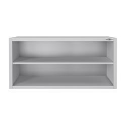 RVS wandkast ECO - 1200x400x650mm - open