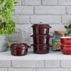 STAUB | LA COCOTTE - Mini Güveç - Ø 100mm - Dökme demir - Nar kırmızısı