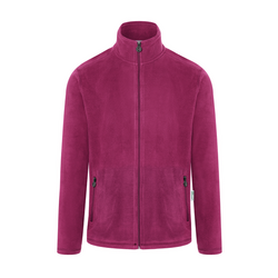 KARLOWSKY | Heren Werkkleding Fleece Jas Warm-Up - Fuchsia - maat: XL