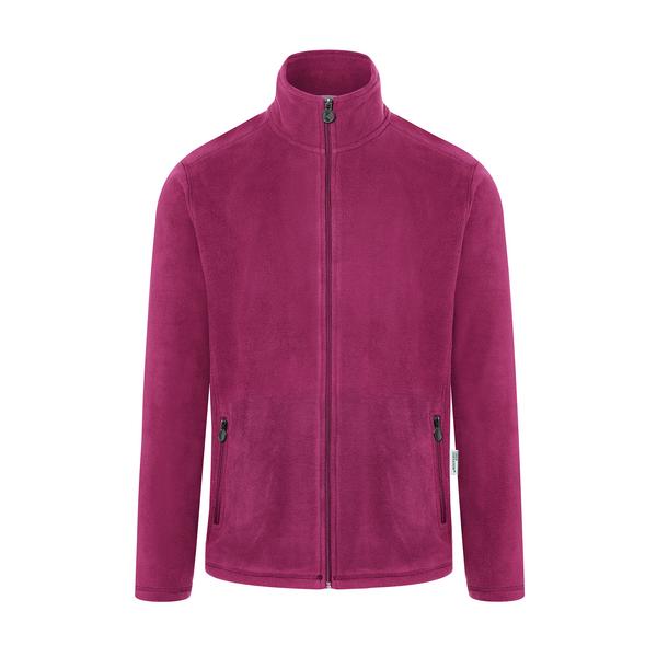 KARLOWSKY | Heren Werkkleding Fleece Jas Warm-Up - Fuchsia - maat: XXL