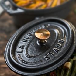 STAUB | LA COCOTTE - Cocotte - ovális - 150mm - öntöttvas - fekete