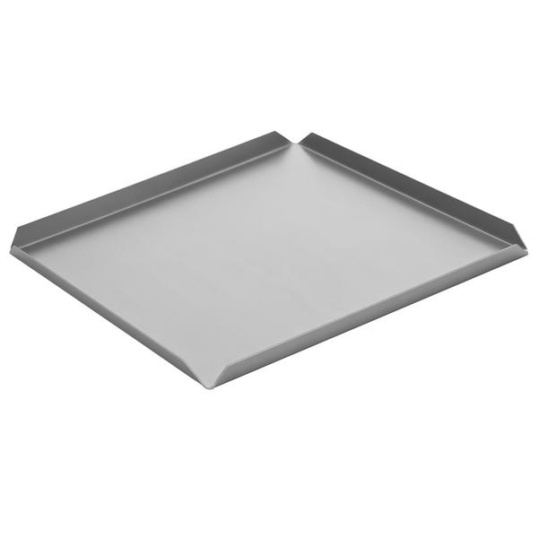 (5 pcs) Plateau de présentation - Aluminium anodisé - 170x170x10mm - Argent - rectangulaire