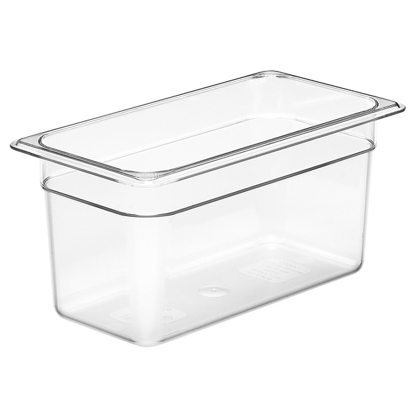 (6 bucăți) CAMBRO | Camwear® container GN din policarbonat 1/3 - transparent - adâncime 150 mm