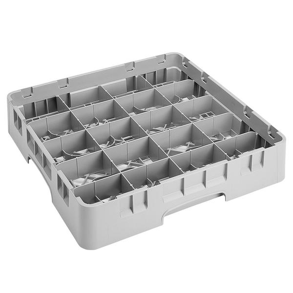 CAMBRO | CAMRACK® - Panier à tasses 1/1 - avec 20 compartiments - 500x500mm - Gris     