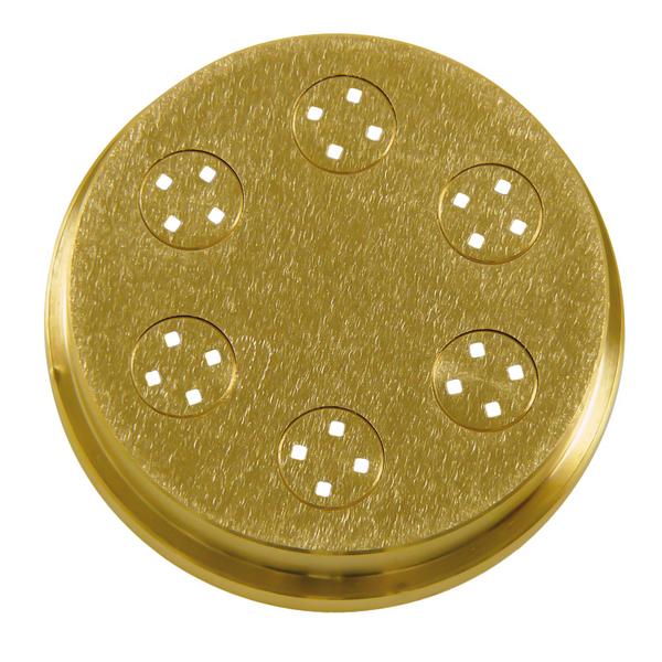 قرص معكرونة NMSM4 - Spaghetti Quadri 2mm - Ø 59mm - متوافق مع NMSM4 - برونزي (نحاسي/نحاسي أصفر)