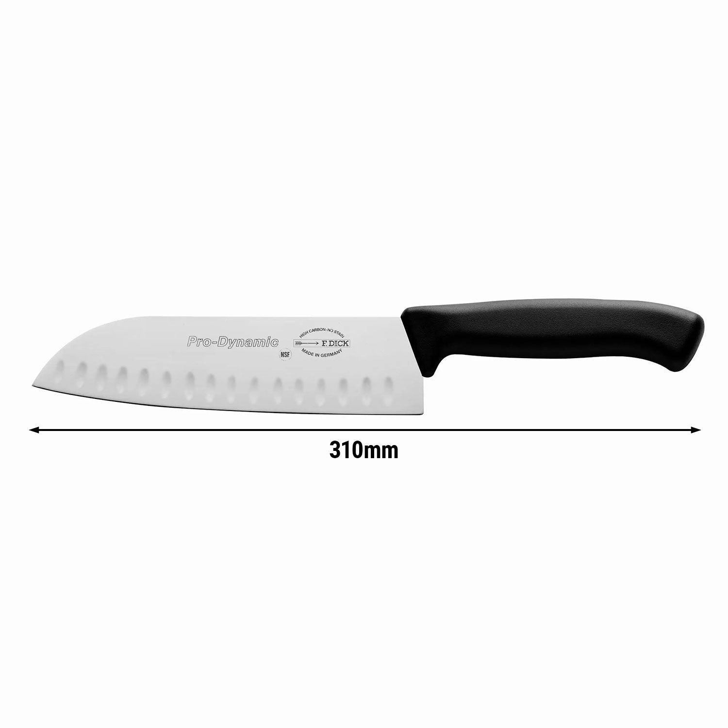 F. DICK | ProDynamic - Santoku - avec lame alvéolée - Lame: 180 mm
