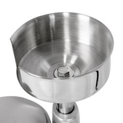 Ручна машина для приготування гамбургерів -  Ø 100 мм - Срібляста