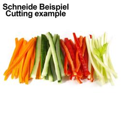 tartalettikoneen muottilevyt GEH, GEH5 & GEH5R - Stäbchen - hieno - Ø 205 mm - Hammastus 4 mm - yhteensopiva: GEH, GEH5 & GEH5R