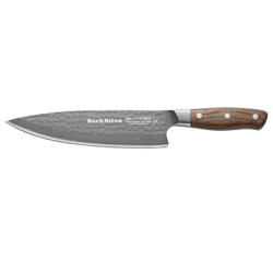F. DICK | DarkNitro Chef's Knife – 210 mm Blade - Oak Wood Handle - Hammered Finish
