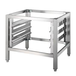 Supporto per forno combinato a vapore | Sottotelaio - 715x795x610mm | 3x GN 1/1 - acciaio inox | portateglie - compatibile con KB511 & KB1011