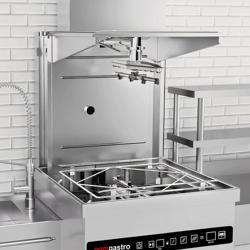 Giyotin Tip Bulaşık Makinesi - Dijital - 8,7kW - ile Isı geri kazanım sistemi, Deterjan ve parlatıcı dozaj pompaları + drenaj pompası