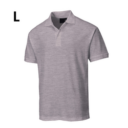 (5 Adet) Erkek Polo Tshirt - Gri - Beden: L