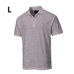 (5 stuks) Heren poloshirt - grijs - Maat: L