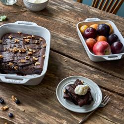 STAUB | CERAMIQUE - Grytform - 340x240mm - keramik - rent vit