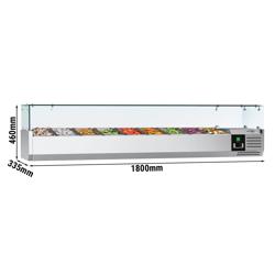 Βιτρίνα Ψύξης / Παρουσίασης PREMIUM - 1800x335 χλσ. - 8x GN 1/4