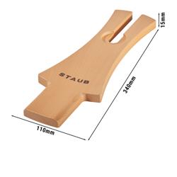 STAUB | Lockhållare trä - 340mm - bok