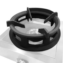 Wok Attachment for Gas Hob - Cast Iron Wok Ring - Fits GHTC1 & GHTC2 - 400 × 400 × 121 mm