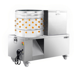 2-in-1 plukmachine en broeiketel voor pluimvee - Trommel Ø 60 cm