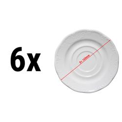 (6 pieces) CLASSICO - Soup saucer - Ø 160mm - White