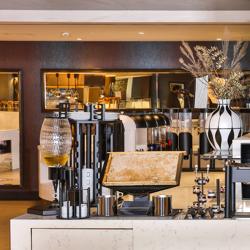 Jam Etagere / Buffet Stand - rotating - Stainless steel, powder-coated - Black - Height: 170mm