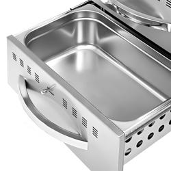 Ohřívací skříň režon se 2 šuplíky - 0,82 m - GN 1/1